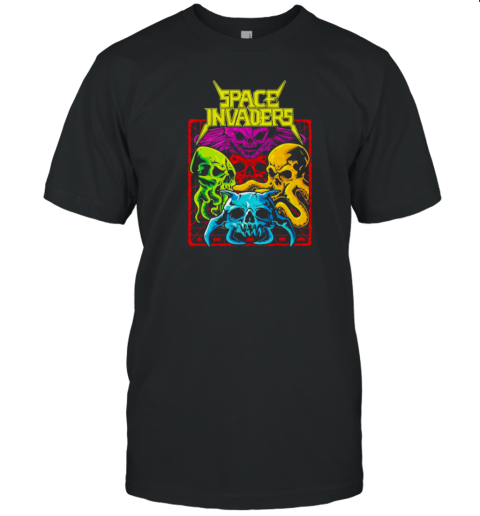 Spaced Out Space Invaders T- Classic Men's T-shirt