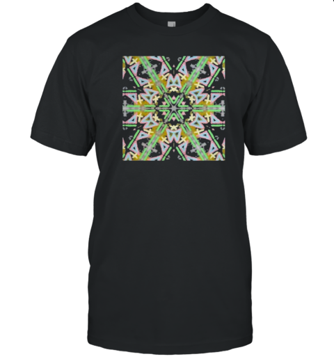 Watercolor Spiritual Yellow Pink Blue White Mandala T-Shirt