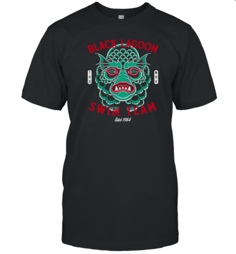 Black Lagoon Swim Team Estd 1954 T-Shirt