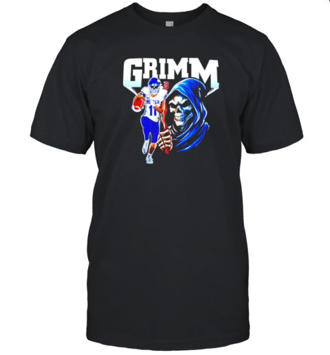 Luke Grimm Reaper Kansas Jayhawks Football T-Shirt