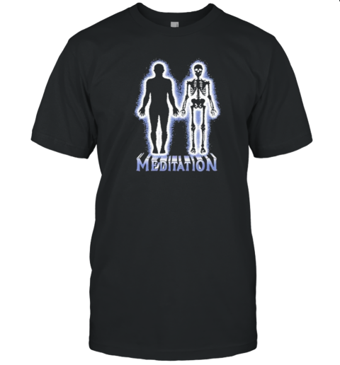 Meditation Human Skeleton T-Shirt