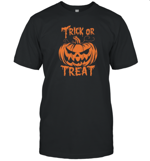 Menacing Jack O' Lantern  Spooky Halloween Art By Designed By Marty T-Shirt