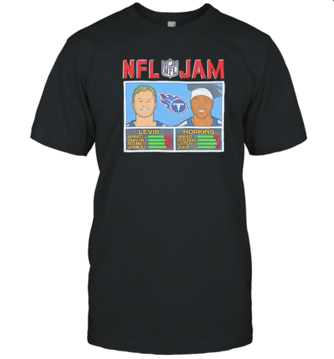 NFL Jam Tennessee Titans Levis And Hopkins Vintage T-Shirt