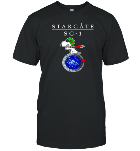 Snoopy Peanuts Stargate Sg 1 T-Shirt