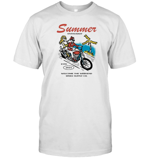 Summer Enthusiast Welcome The Weekend Speed Supply CO T- Classic Men's T-shirt