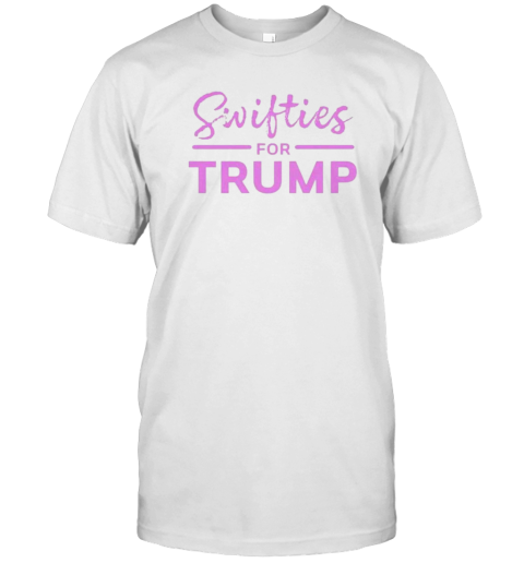 Swifties For Trump Pink Letters T-Shirt