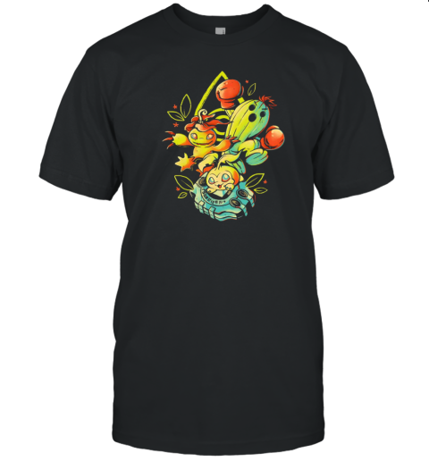 Tanemon Palmon And Togemon Digimon Digital Cactus Evolution T- Classic Men's T-shirt