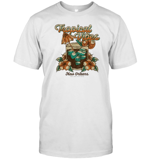 Tropical Vibes New Orleans Pontchartrain Hotel T-Shirt