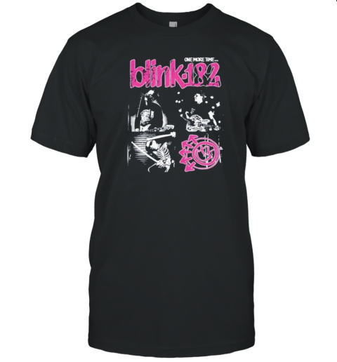 Blink 182 One More Time Tour 2024 Photo T-Shirt