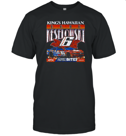 Brad Keselowski Royal King's Hawaiian Soft Pretzel Bites Car T-Shirt