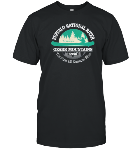 Buffalo National River Arkansas Ozark Mountains Bnsr The First Us National River T- Classic Men's T-shirt