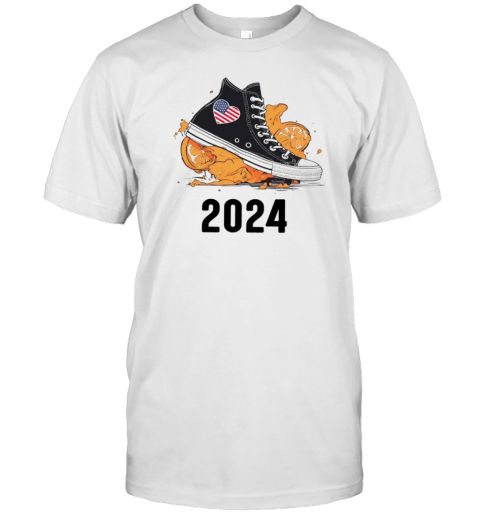 Chucks Twisted On Orange 2024 Kamala T-Shirt