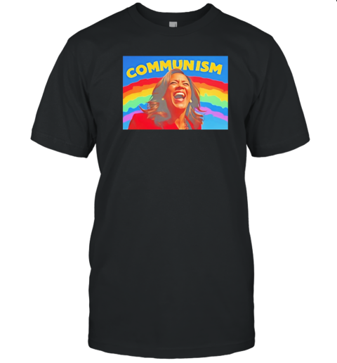 Communist Kamala Harris Laughing Rainbow T- Classic Men's T-shirt