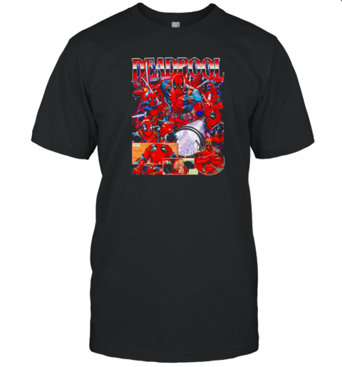 Deadpool Marvel Comics Graphic Poster T- Classic Men's T-shirt