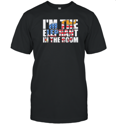 I'M The Elephant In The Room USA Flag T- Classic Men's T-shirt