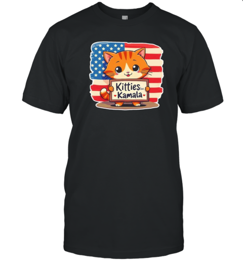 Kitties Love Kamala Harris T-Shirt