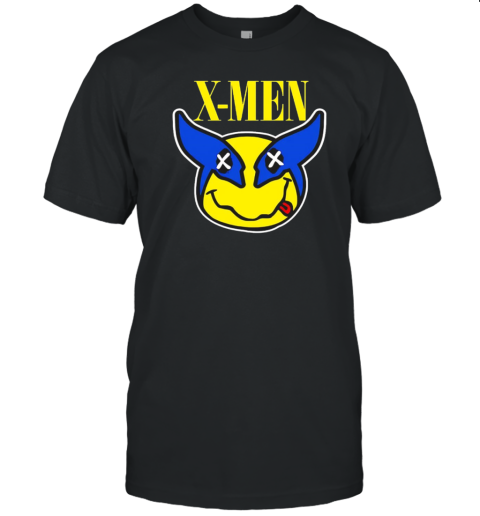 X Men'S Wolverine X The Nirvana Mutant Logo T-Shirt