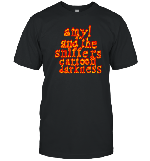 Amyl And The Sniffers Cartoon Darkness T-Shirt