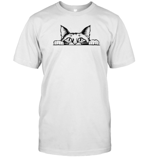 Cat Peeking T- Classic Men's T-shirt