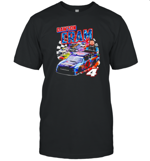 Dawson Cram #4 Racecar Fan T-Shirt