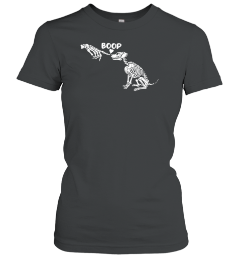 Dog Boop skeleton Halloween T- Classic Women's T-shirt