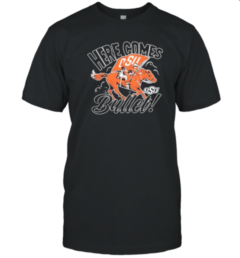 Oklahoma State Cowboys Here Comes Bullet T- Classic Men's T-shirt