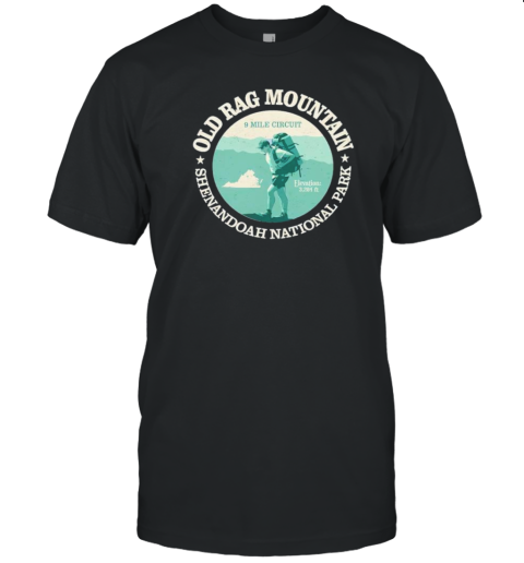 Old Rag Mountain Shenandoah National Park 9 Mile Circuit T-Shirt