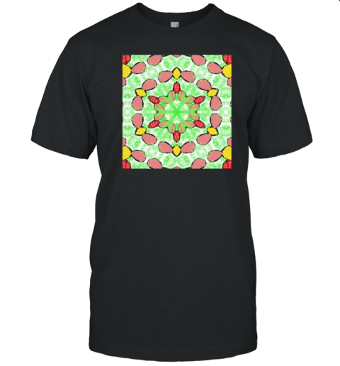 Watercolor Insect Fly Mandala T- Classic Men's T-shirt