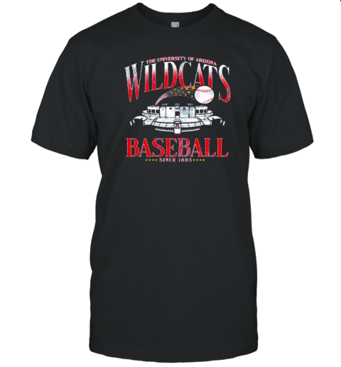 Arizona Wildcats Baseball Stadium Since 1885 T-Shirt