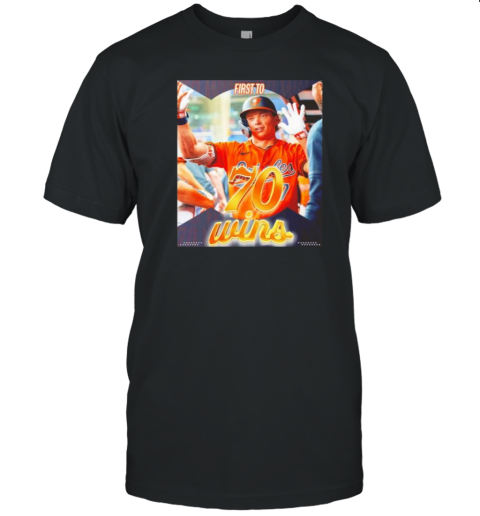 Baltimore Orioles First To 70 Wins T-Shirt