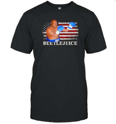 Beetlejuice Boxing Vintage USA Flag T-Shirt