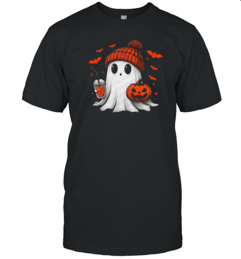 Halloween Clemson Tigers NCAA Football Fan Ghost With Pumpkin T-Shirt