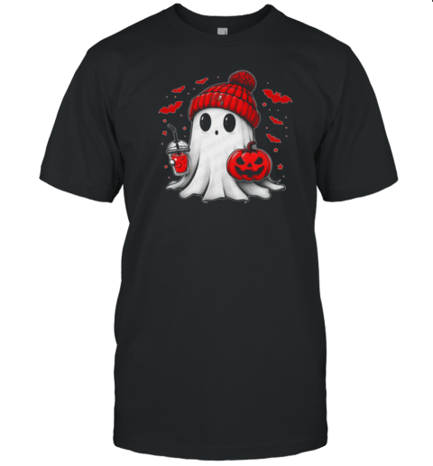 Halloween Tampa Bay Buccaneers NFL Football Fan Ghost With Pumpkin T-Shirt