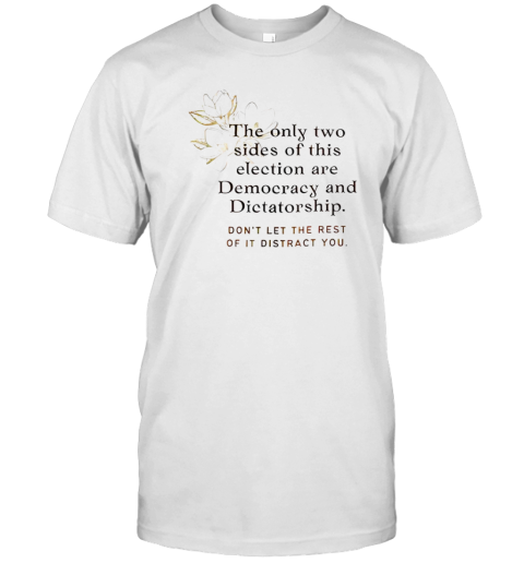 Harris 2024 Project 2025 Democracy Vs Dictatorship Anti Trump T-Shirt