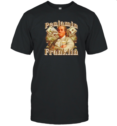 Penjamin Franklin Smoke Dollar T-Shirt