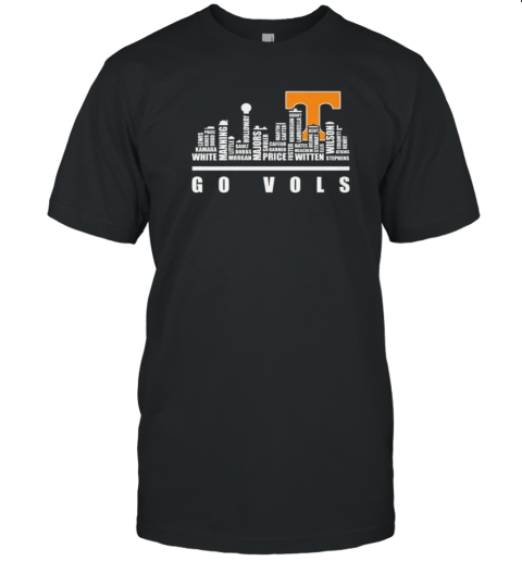 Tennessee Volunteers 2024 City Skyline Go Vols T-Shirt