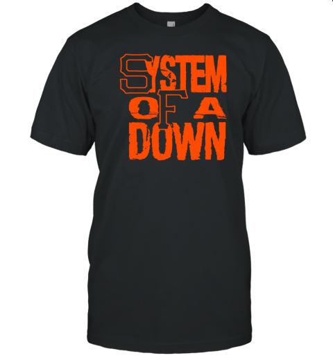 System Of A Down Sf Stacked Logo T-Shirt