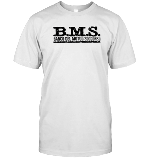 BMS Banco Del Mutuo Soccorso Rock Italian T-Shirt