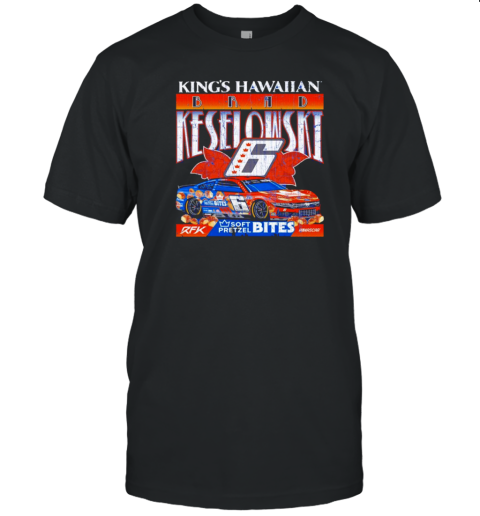 Brad Keselowski King's Hawaiian Soft Pretzel Bites Car T-Shirt