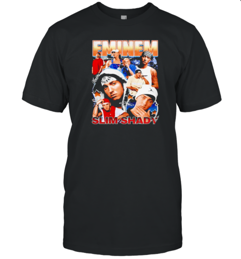 Eminem Slim Shady Rapper Graphic Signature 2024 T-Shirt