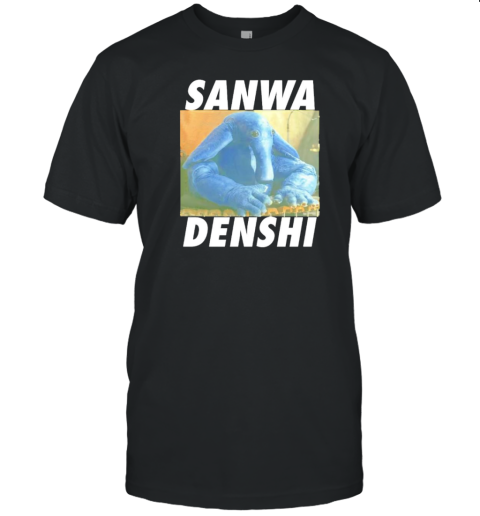 Sanwa Denshi Blue Alien T-Shirt