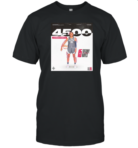 Tiffany Hayes Las Vegas Aces 4500 Career Points T-Shirt