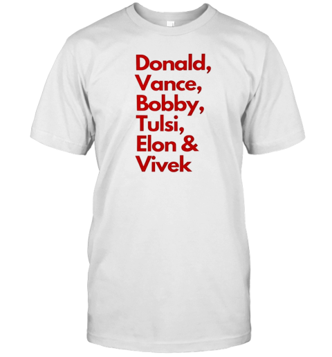 Trump Vance Elontulsi RFK Jr T-Shirt