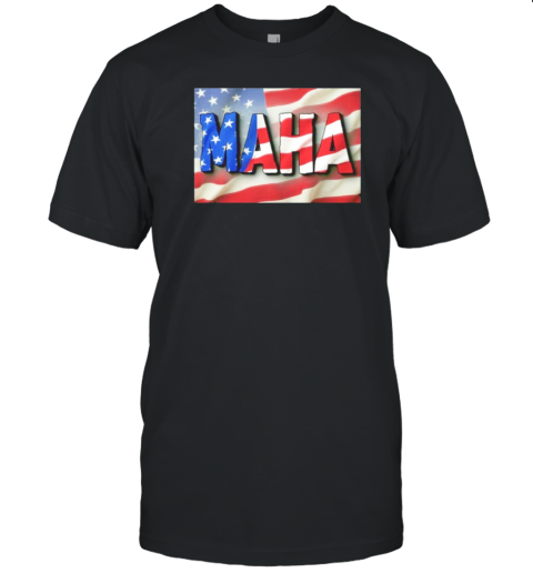 Maha Make America Healthy Again USA Flag T-Shirt