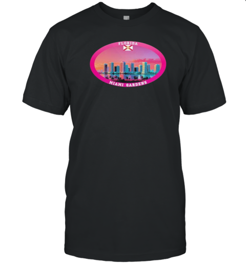 Miami Gardens Florida Travel Logo T-Shirt