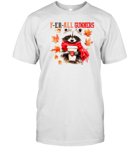 Raccoon Arsenal FC Fall F Er All Gunners T-Shirt