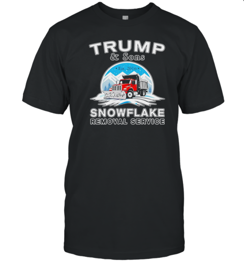 Trump And Son'S Snowflake Removal Service 2024 T-Shirt