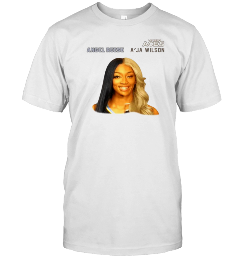 A'Ja Wilson Angel Reese Las Vegas Aces 225 T-Shirt