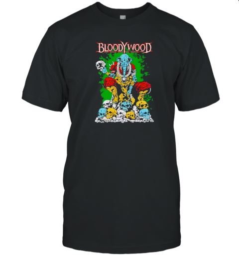 Bloody Wood Elephant Skull T-Shirt