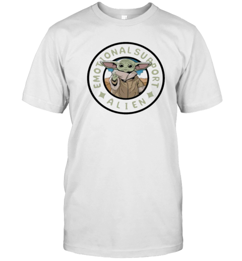 Grogu Emotional Support Alien Of Unknown Origin Force Sensitive T-Shirt